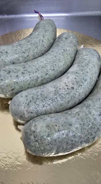 Boudin blanc aux épinards veau à Châteaudun — Boucherie Dounia