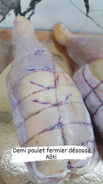 Demi-poulet farci à Châteaudun — Boucherie Dounia